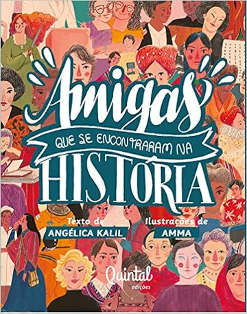 Capa do livro Amigas que se encontraram na história