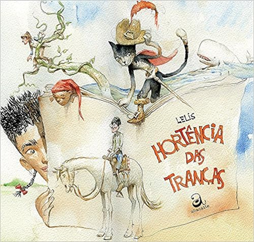 Capa do livro Hortência das tranças