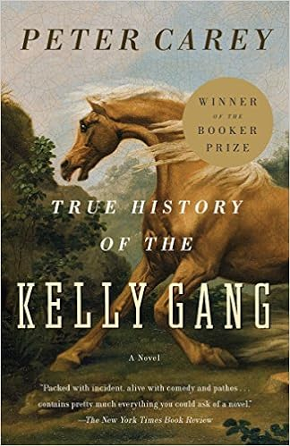 Capa do livro True History of the Kelly Gang: A Novel